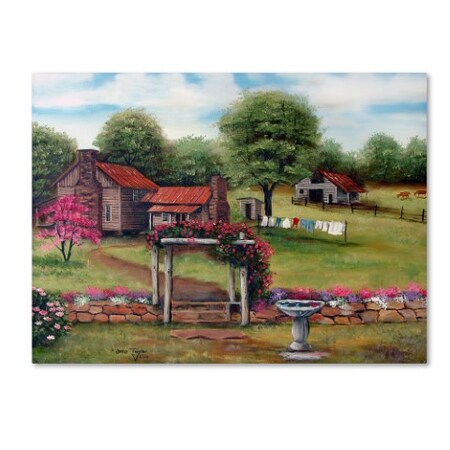 Trademark Fine Art Arie Reinhardt Taylor 'The Rose Arbor' Canvas Art, 18x24 ALI15705-C1824GG